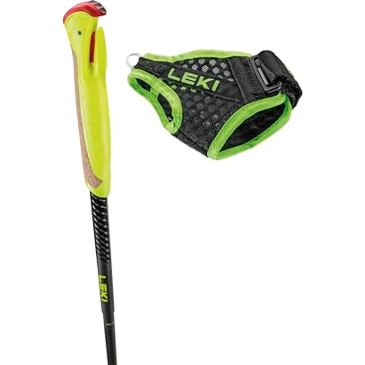 LEKI Evotrail FX.One TA Trailrunningstöcke, Aluminium, faltbar, Black-Neonyellow-dk Anthracite, 110CM – Bild 5