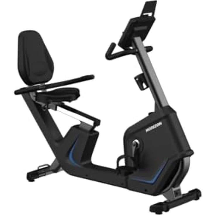 Horizon Fitness 5.0Ri Recumbent Bike, Ergometer mit 100 Widerstandsstufen, 10 Programmen, Bluetooth, verstellbarem Sattel und Smart Device Halterung – Bild 2