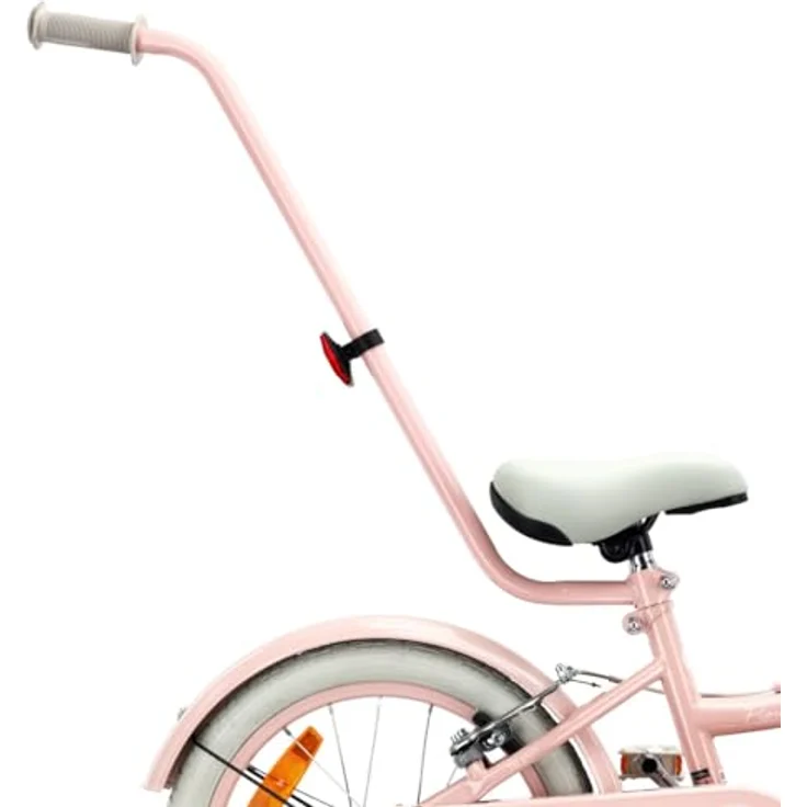 Sun Baby Kinderfahrrad SUN BABY Flower Retro 16 Zoll mit Schubstange, rosa, für Kinder bis 50 kg – Bild 8