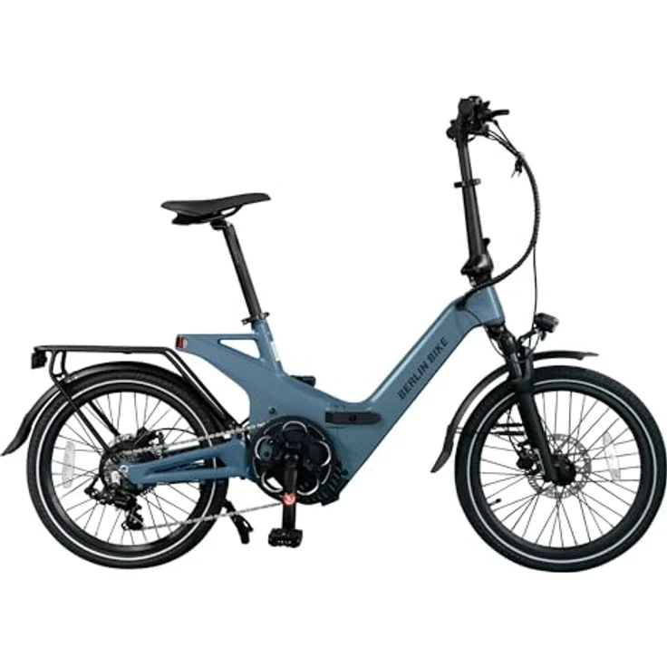 Berlin Bike 2GO dunkelblau - Klappbares E-Bike mit 20x1,95” Kenda-Reifen, Shimano 7-Gang-Schaltung, Ca. 50 km Reichweite – Bild 2
