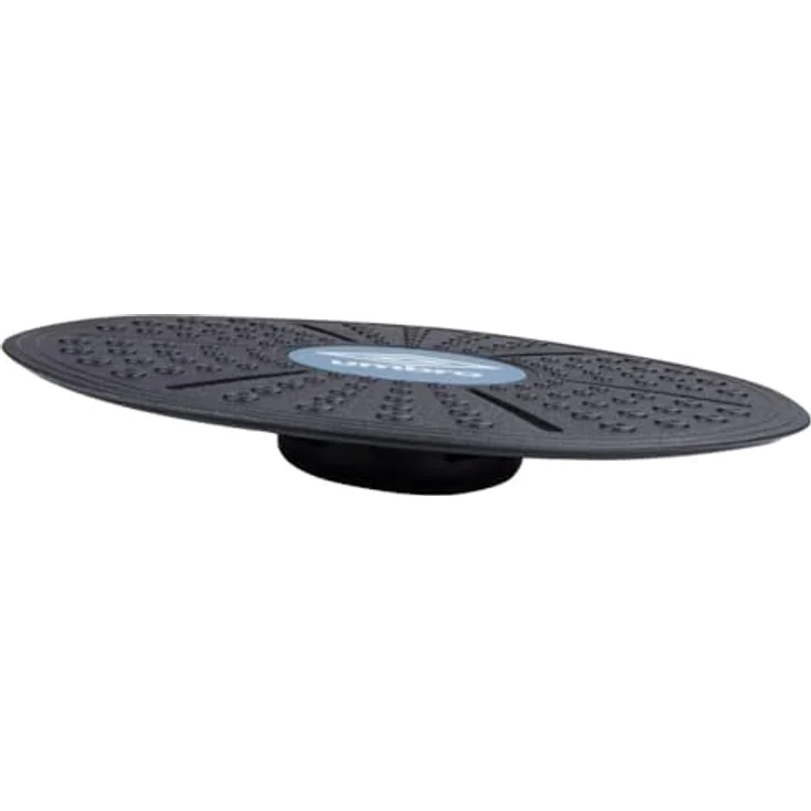 Umbro Balance Board - Wackelbrett für Gleichgewichts- und Krafttraining - 36 cm Durchmesser - Schwarz/Blau – Bild 2