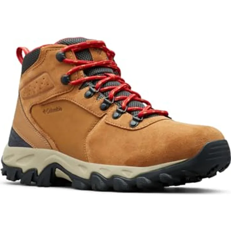 Columbia Newton Ridge Plus 2 Suede, Wanderschuh mit griffiger Sohle und dämpfender Zwischensohle, braun