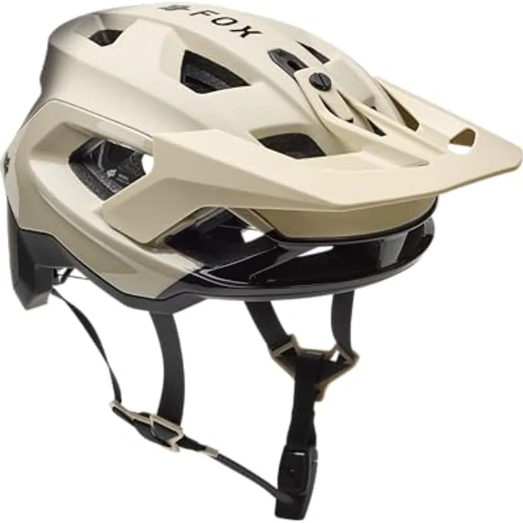 Fox Racing Speedframe Pro Backfade CE, Mountainbike Helm mit MIPS Air Node Schutz, BOA Fit System, verstellbarem Visier, herausnehmbarem Innenfutter, Cream, Größe: S