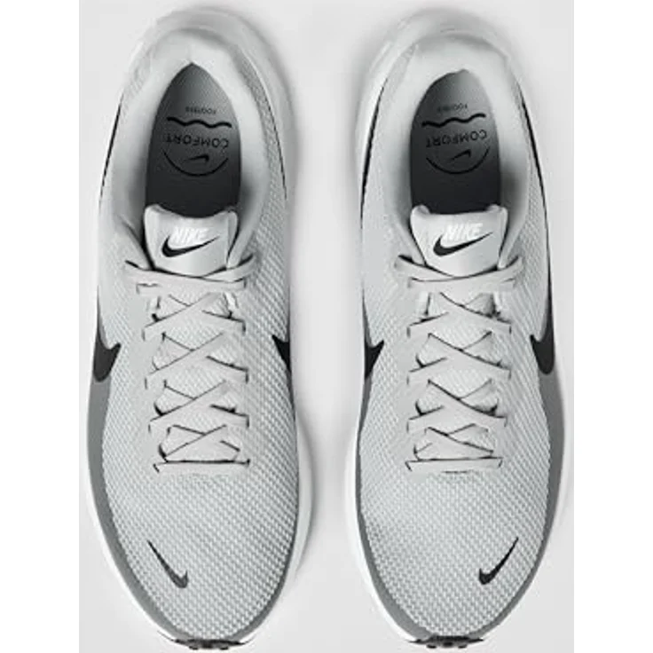 Nike Revolution 8 Herren Laufschuhe, atmungsaktives Mesh-Obermaterial, Schaumstoff-Mittelsohle, Gummi-Außensohle, ideal für Normalpronierer, schwarz – Bild 5