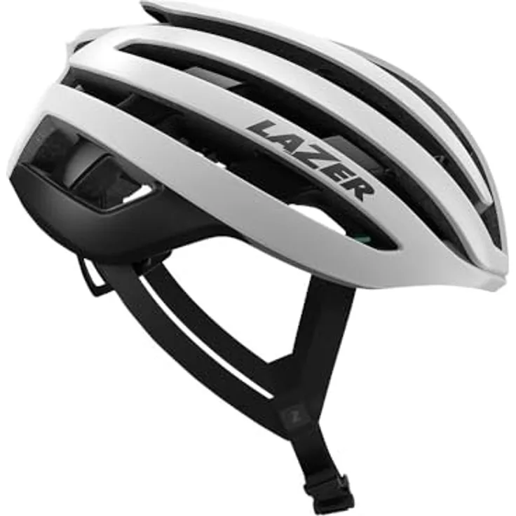Lazer Fahrradhelm Z1 KinetiCore, White - Antibakterielle Riemen, bewegliches Stirnband, Universal-LED-Licht