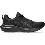 Asics Gel-Contend 9, Laufschuhe mit GEL™-Technologie und atmungsaktiver Sohle, schwarz/grau, US 9 / EUR 40,5 / UK 7