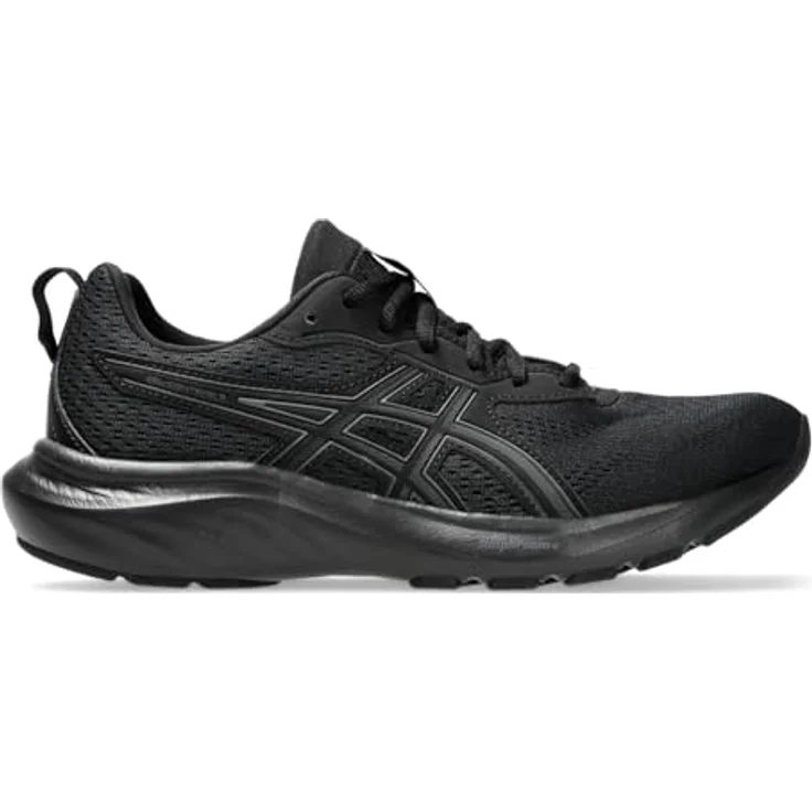 Asics Gel-Contend 9, Laufschuhe mit GEL™-Technologie und atmungsaktiver Sohle, schwarz/grau, US 9 / EUR 40,5 / UK 7 – Bild 1