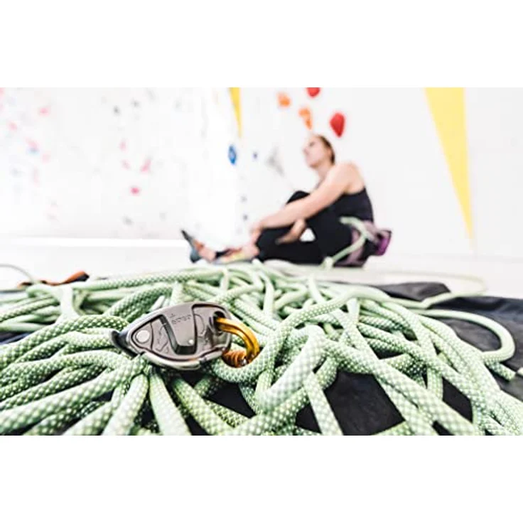 Petzl Mambo 10.1 Kletterseil, 70 m, robustes Einfachseil mit Mittelmarkierung und 34% dynamischer Seildehnung – Bild 2