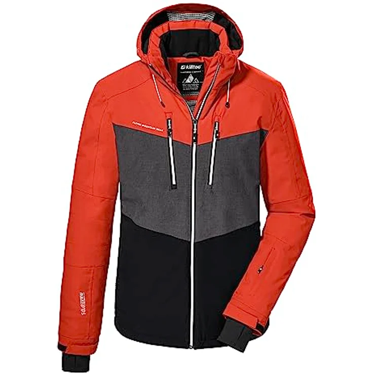 MGA Herren Skijacke Na (L), orange, Größe L – Bild 1