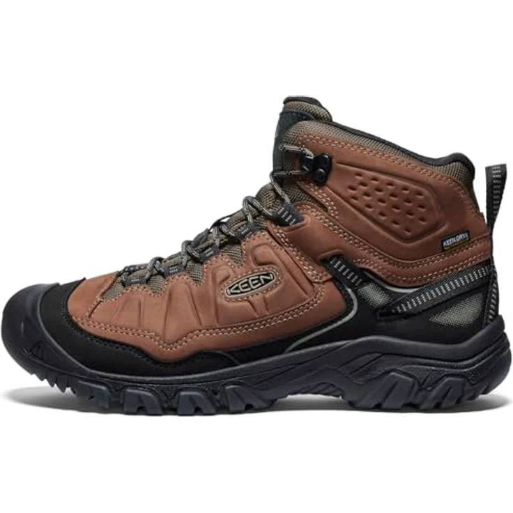 Keen TARGHEE IV MID WP, wasserdichter Wanderschuh für Herren mit knöchelhohem Schaft und profilierten Gummi-Sohlen – Bild 3