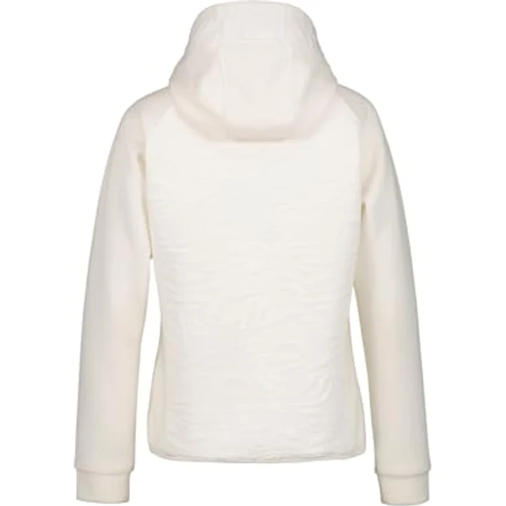 Icepeak Amberg Kapuzenjacke Damen, Midlayer mit Raglanärmeln, feste Kapuze, zwei Reißverschlusstaschen, Natural, Gr. L – Bild 3