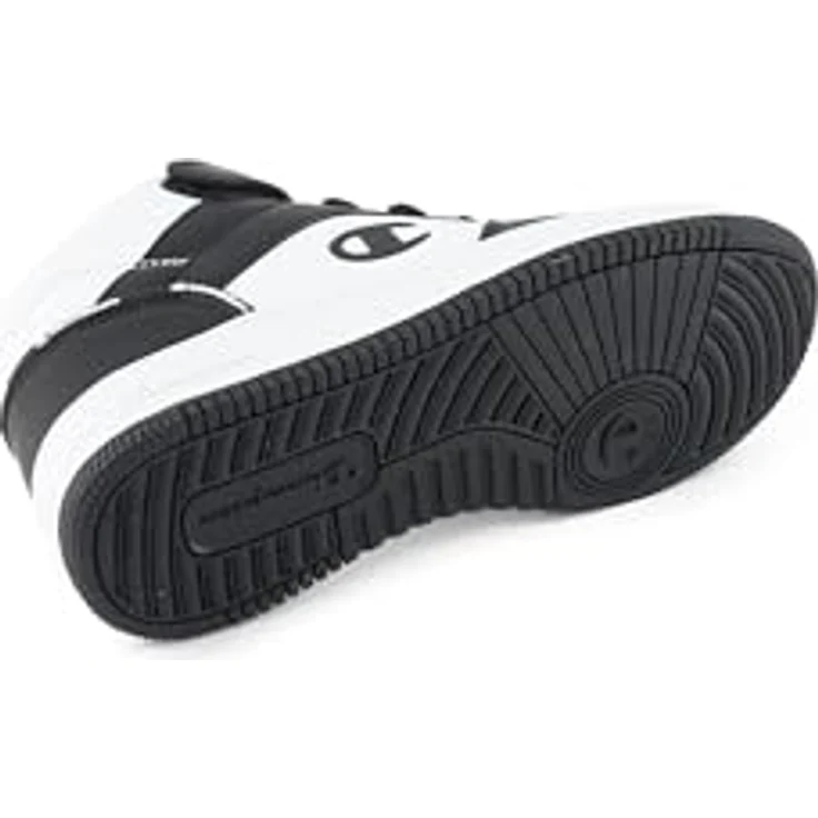 Champion RD18 2.0 MID B PS, rutschfeste Kinder Sneaker für aktive Kids, weiß/schwarz – Bild 6