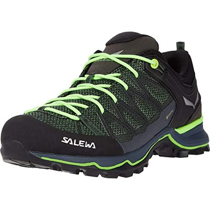 Salewa Mtn Trainer Lite GTX, wasserdichter Herren Wanderschuh für alpine Zustiege, grün, 448g/Paar – Bild 3