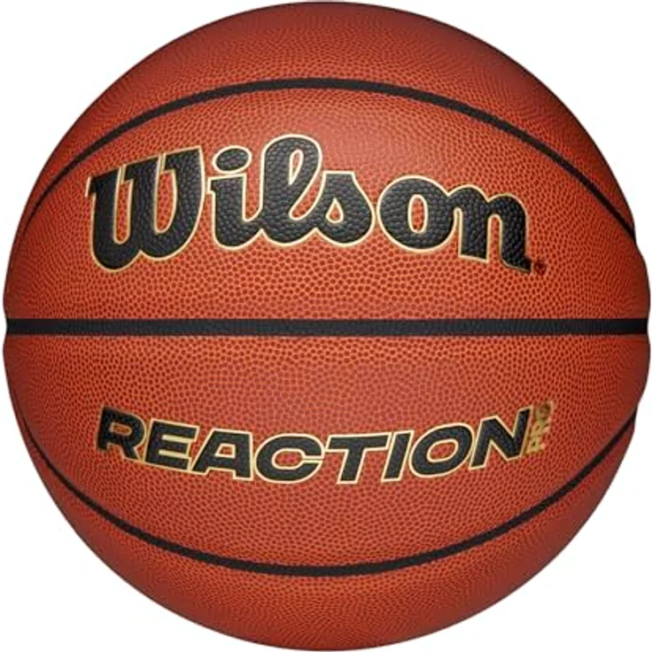 Wilson Reaction Pro Basketball, Verbundmaterial mit optimalem Grip und VLC-Technologie – Bild 1