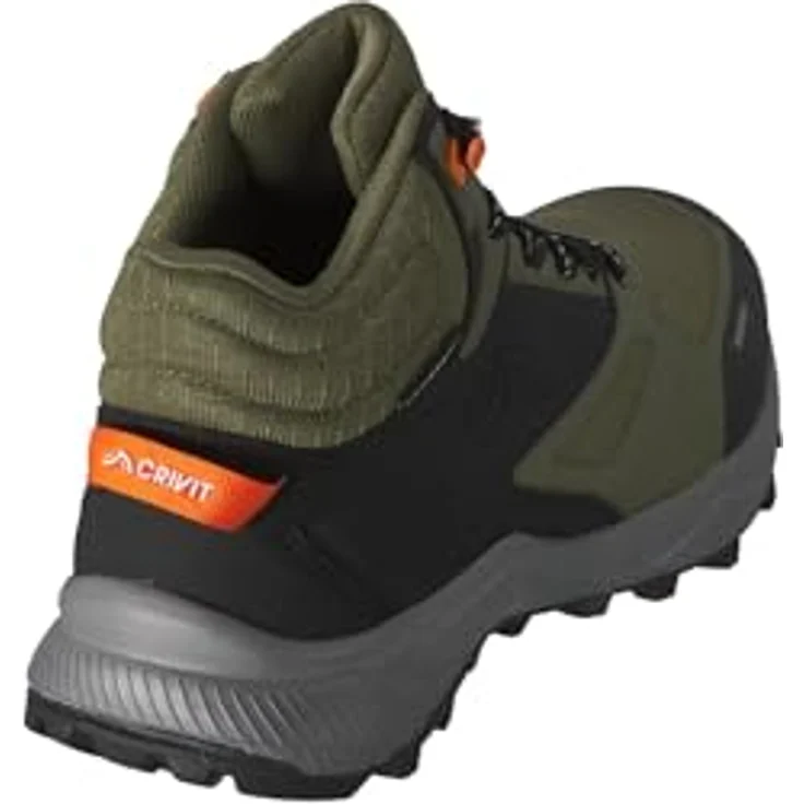 CRIVIT Damen Trekkingstiefel, grün mit komfortabler Schaftrandpolsterung und dämpfender EVA-Zwischensohle, Größe 37 – Bild 6