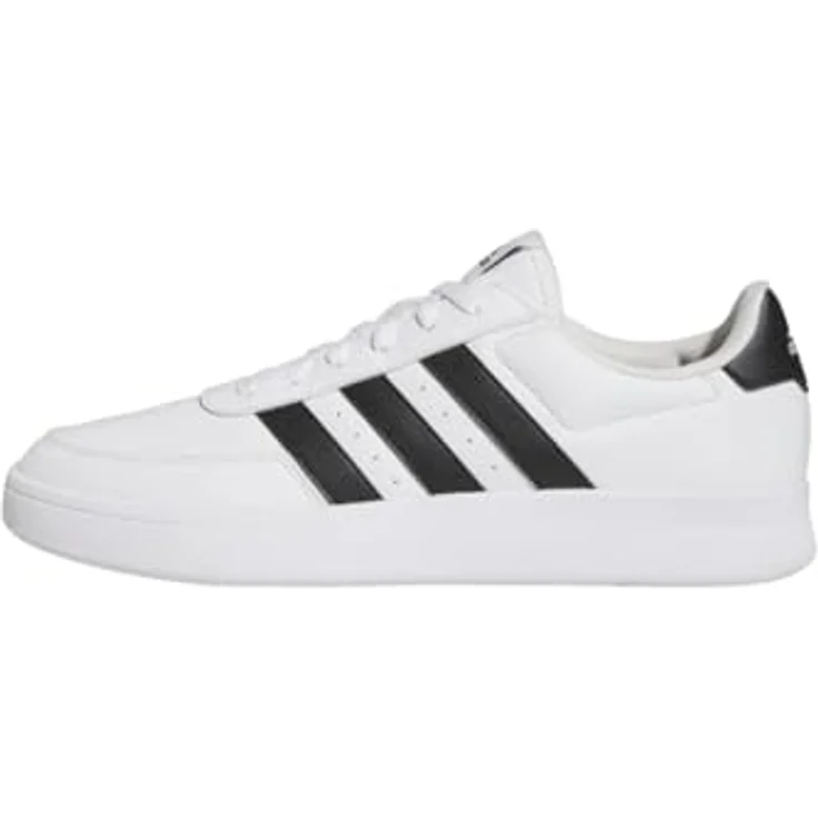 Adidas Breaknet 2.0 Sneakers Herren, minimalistischer Laufschuh aus 50% recyceltem Material, reguläre Passform, schwarz – Bild 1