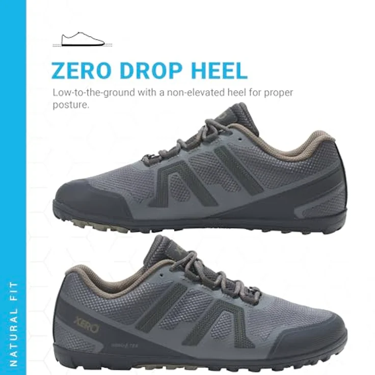Xero Shoes Mesa Trail Waterproof Trailrunning-Schuhe, grau, EU 43 1/2, wasserdicht für Outdoor-Aktivitäten – Bild 3