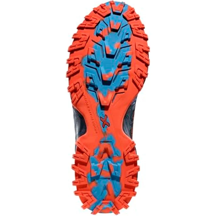 La Sportiva Bushido III, Herren Trailrunning Schuhe, griffige FriXion Red Bi-Compound Sohle, blau, EU 42 – Bild 4