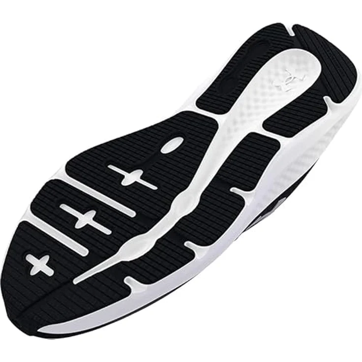 Under Armour Charged Pursuit 3 Tech, Damen Laufschuhe mit optimaler Dämpfung und atmungsaktivem Obermaterial, Schwarz (Größe 40.5) – Bild 3