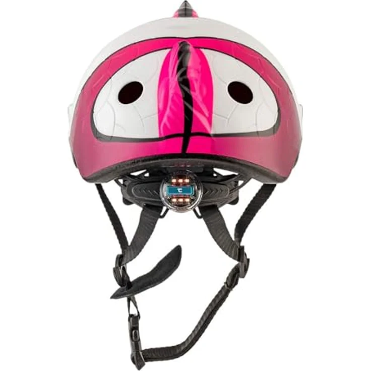 Crazy Safety Kinder Fahrradhelm 3D Tierhelm Fisch Rosa, verstellbar für 2-7 Jahre, geeignet für Fahrrad, Skateboard, Laufrad und Tretroller, mit LED-Rücklicht und 6 Belüftungsöffnungen – Bild 4
