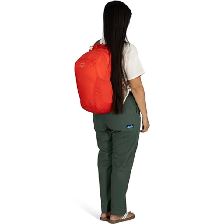 Osprey Ultralight Pack Liner, Wanderrucksack 42 cm, 100% Nylon, mars orange – Bild 9