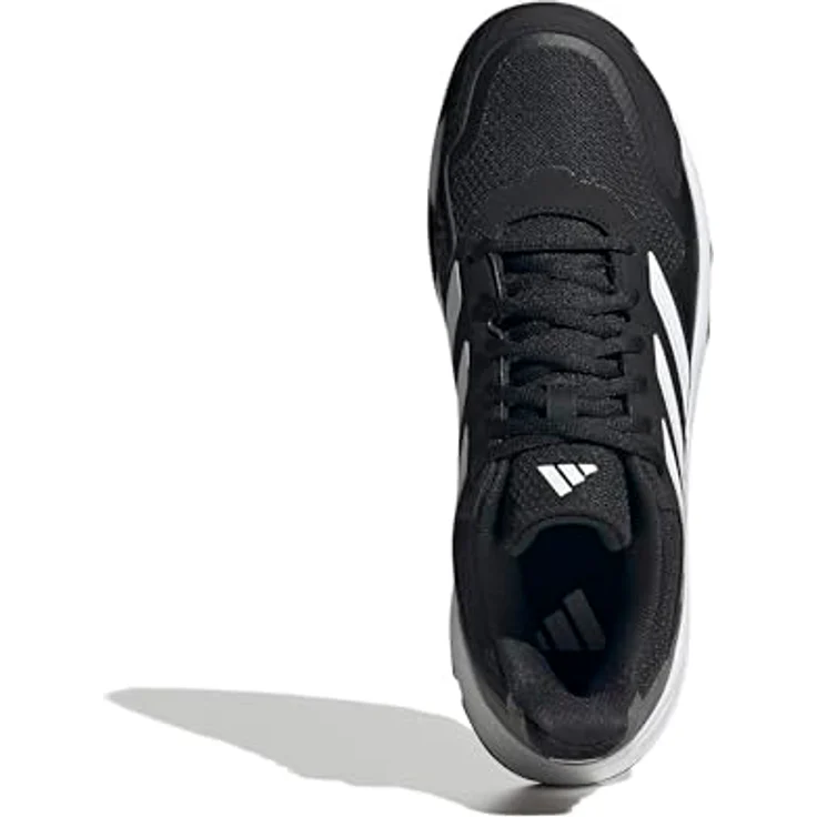 adidas Courtjam Control 3 Tennisschuhe, Core Black/Cloud White/Grey, EU 46, atmungsaktiv, abriebfest, leichte Dämpfung – Bild 2