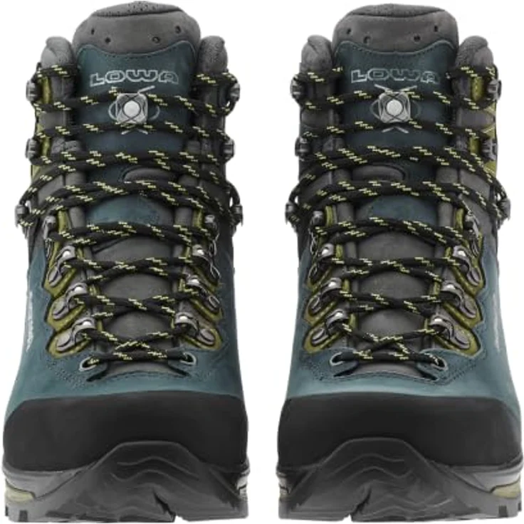 LOWA CAMINO EVO GTX, Outdoor-Stiefel für Herren, atmungsaktiv und wasserdicht, Blau/Gelb, für Wandern und Trekking – Bild 3