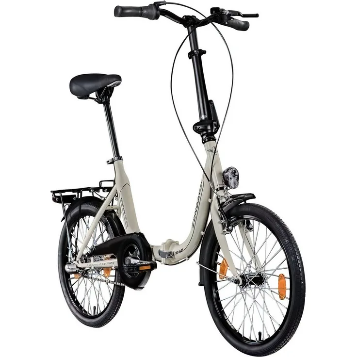 Zündapp ZF40 Klapprad, 3 Gang Nabenschaltung, 20 Zoll, Tiefeinsteiger, schwarz, STVZO-zugelassen