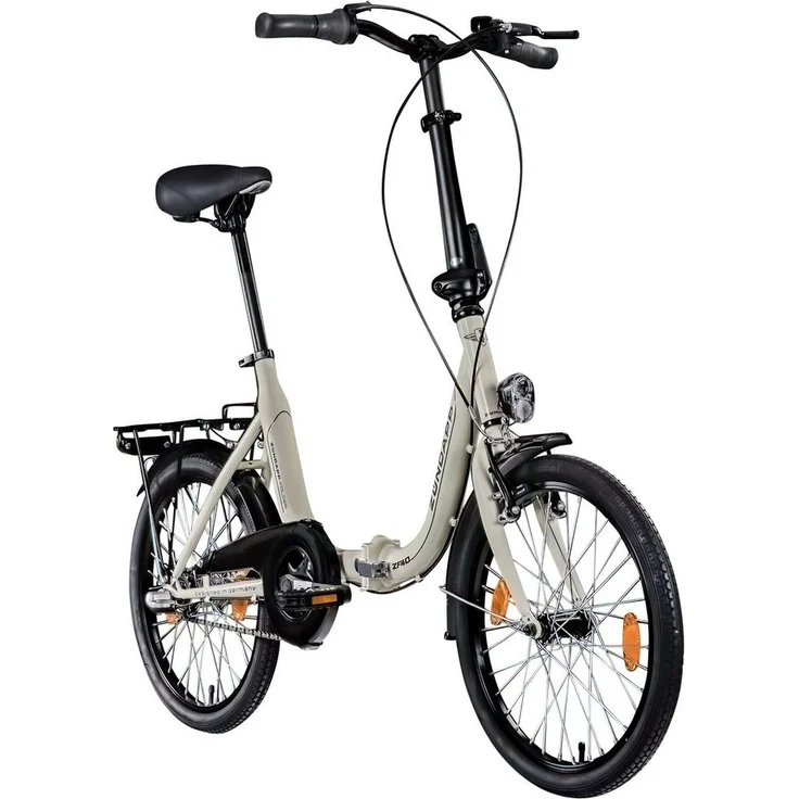 Zündapp ZF40 Klapprad, 3 Gang Nabenschaltung, 20 Zoll, Tiefeinsteiger, schwarz, STVZO-zugelassen