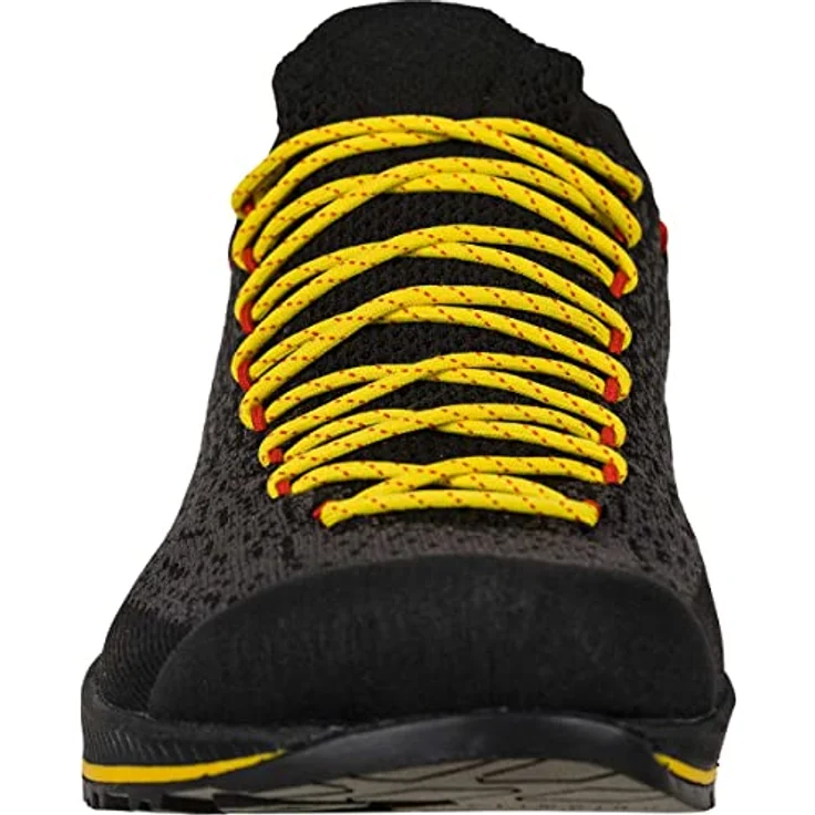 La Sportiva TX2 Evo, Wanderschuh mit Vibram® IdroGrip-Sohle und integrierter Zunge, Schwarz/Gelb – Bild 3