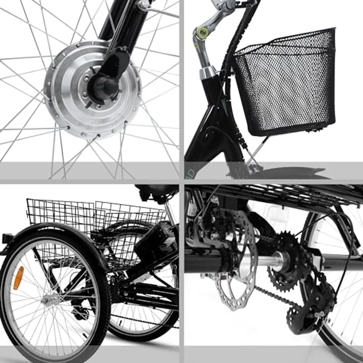 SachsenRad E-Lastenrad T3A Trio Edition 2024 Schwarz mit Alarmanlage, LCD Display und StVZO-Zugelassung – Bild 7