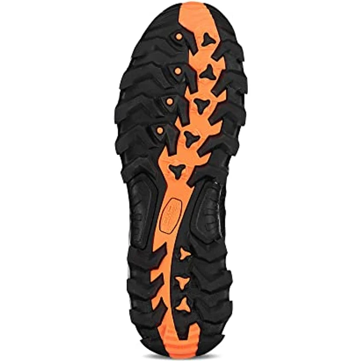 CMP Rigel Low WP Herren Wanderschuh, wasserdicht, grün/orange, mit TPU-Fersenkappe und EVA-Zwischensohle – Bild 6