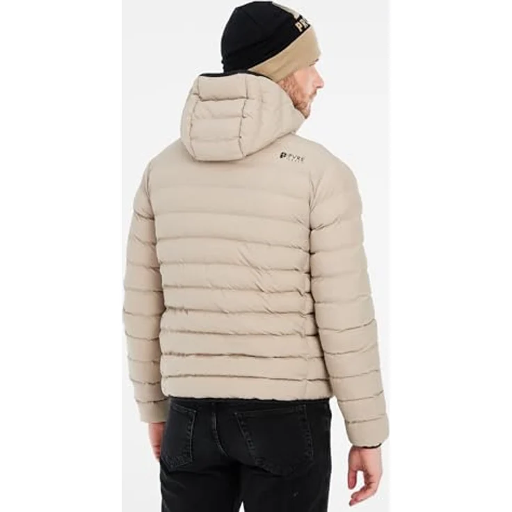 PROTEST PRTBASSO Outdoor Pufferjacke, umweltfreundlich aus Recyclingmaterial, normale Passform, Farbe: BambooBeige, Größe M – Bild 8