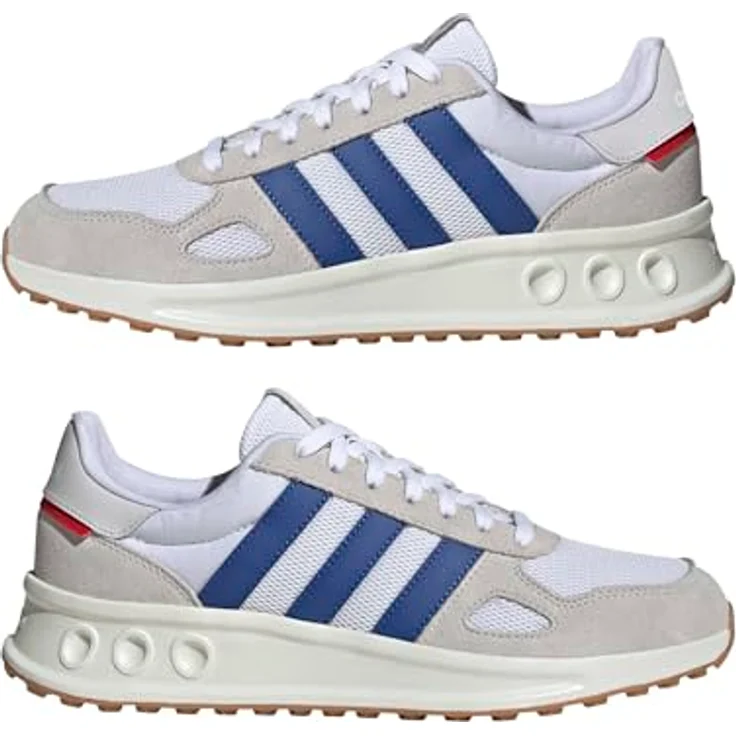 adidas Run 84 IH8621, Laufschuhe in Weiß, Blau und Grün – Bild 6