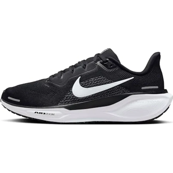Nike Air Zoom Pegasus 41, Laufschuhe in Schwarz-Weiß mit Zoom-Air-Dämpfung