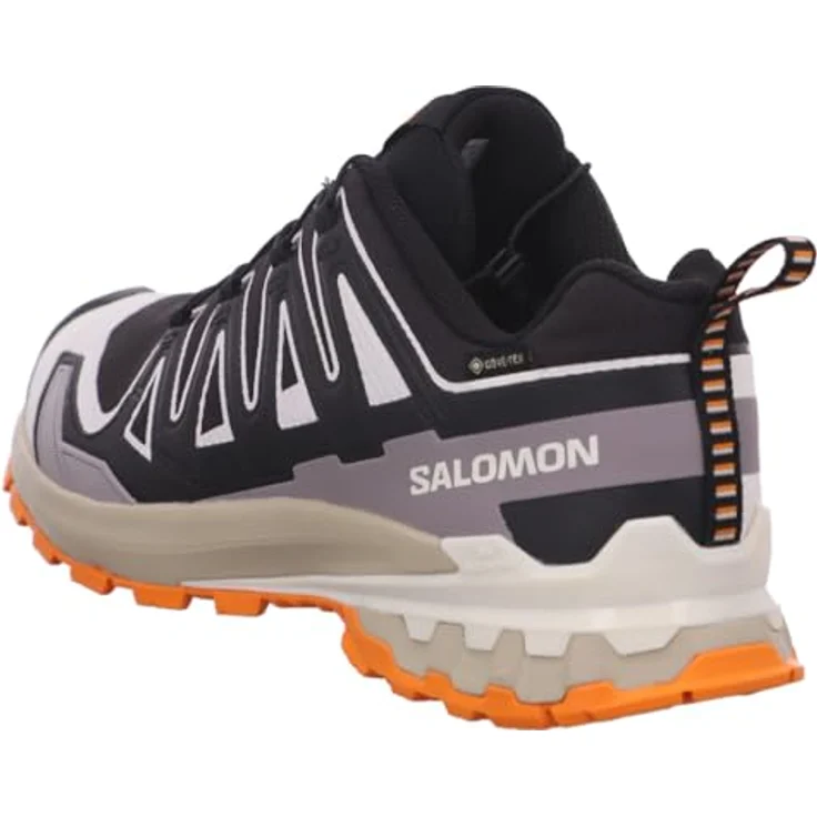 Salomon XA PRO 3D V9 GORE-TEX, Wanderschuhe in Black/Vanilla Ice/Turmeric, Größe 45 1/3, wasserdicht und atmungsaktiv – Bild 2