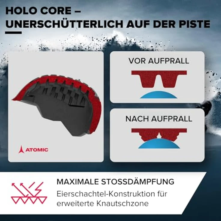 ATOMIC REVENT LITE + Skihelm, Snowboard- & Ski-Helm mit Holo Core, 360° Fit System und Active Aircon Belüftungssystem, waschbares Merino Innenfutter – Bild 5