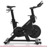 HAMMER Speedbike Speed Race X, Indoor Cycle, 20 kg Schwungmasse, Heimtrainer Fahrrad, Kinomap und Zwift, Hometrainer Fahrrad, Belastbarkeit 130 kg, Schwarz