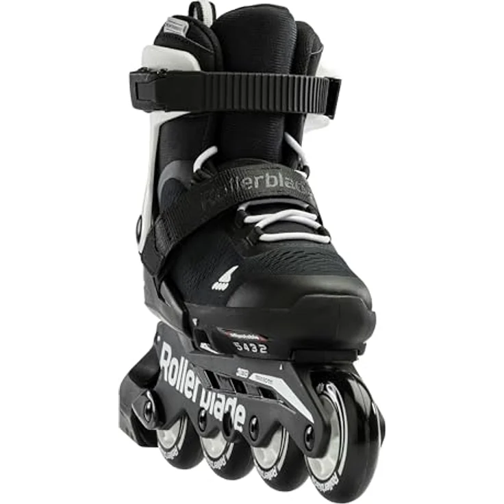 Rollerblade MICROBLADE, Inline Skates für Jungen, Inliner für Anfänger & fortgeschrittene Kinder, Schwarz/Weiss, Gr. 28-32, verstellbare Größe & Komfortpolsterung – Bild 5
