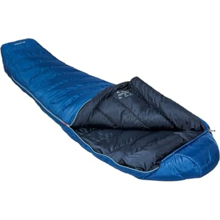 VAUDE Hochgrat 300 DWN, leichter Daunenschlafsack für Trekking und Radreisen, mit 3D-Fußbox und Wärmekragen, klimaneutral und aus recyceltem Material gefertigt – Bild 2