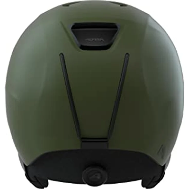 ALPINA BRIX Skihelm, Olive matt, mit herausnehmbarem Innenfutter, robustem Ceramic Shell und Ergo Snow Größenverstellsystem, 51-55 cm – Bild 4