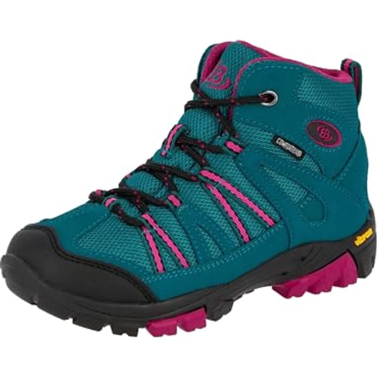 BRÜTTING Ohio High, Outdoorstiefel für Damen und Herren mit robustem Vibram-Profil und praktischem Wechselfußbett, schwarz – Bild 1