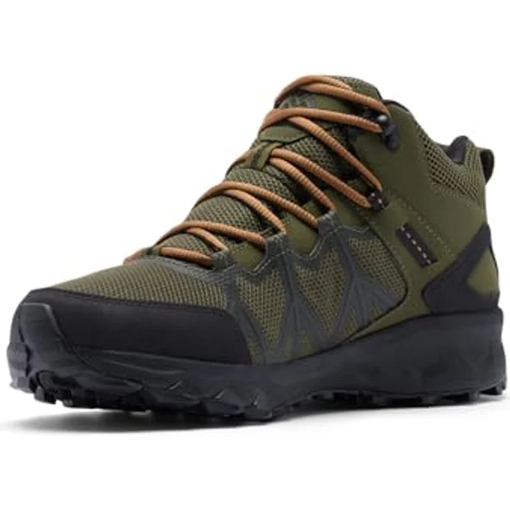 Columbia Peakfreak, Herren Wanderschuhe, wasserdicht, atmungsaktiv, grün, Größe 45 – Bild 4