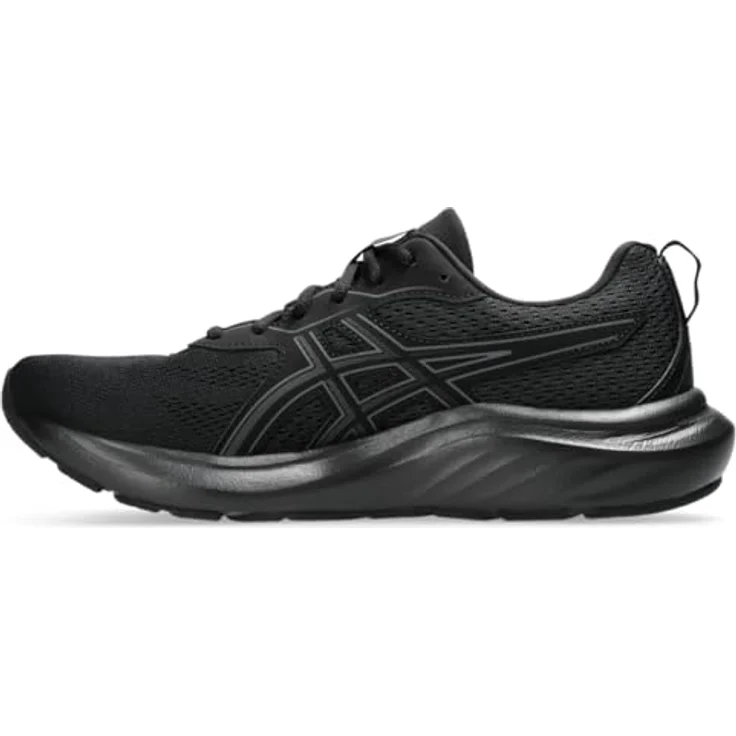 Asics Gel Contend 1011B881-003, Laufschuhe für Herren mit Gel™-Technologie und AmpliFoam™-Zwischensohle, schwarz, Größe 44.5 – Bild 4