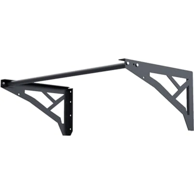 QLS Klimmzugstange 110 cm, Professionelle Wandmontage mit 200 kg Tragkraft, Pulverbeschichteter Stahl