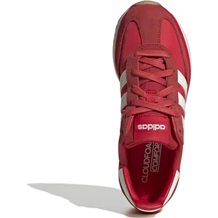 Adidas RUN 70S 2.0, Damen Laufschuhe mit Cloudfoam-Zwischensohle und sportlich-retro Design, rot – Bild 9