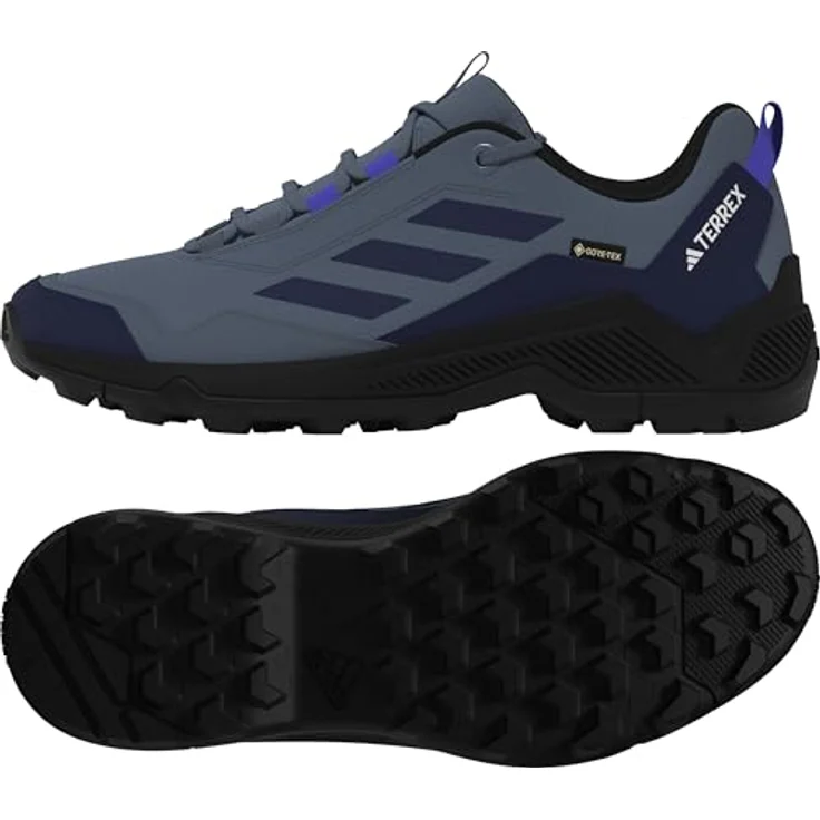 adidas TERREX EASTRAIL GTX, Herren Wanderschuhe mit GORE-TEX Membran und Traxion Außensohle, schwarz – Bild 10