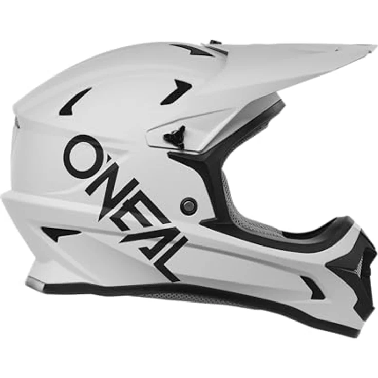 O'Neal Sonus Helm Solid Light Gray, MTB Helm mit ABS Außenschale und Fidlock Magnetverschluss, Größe XL – Bild 5