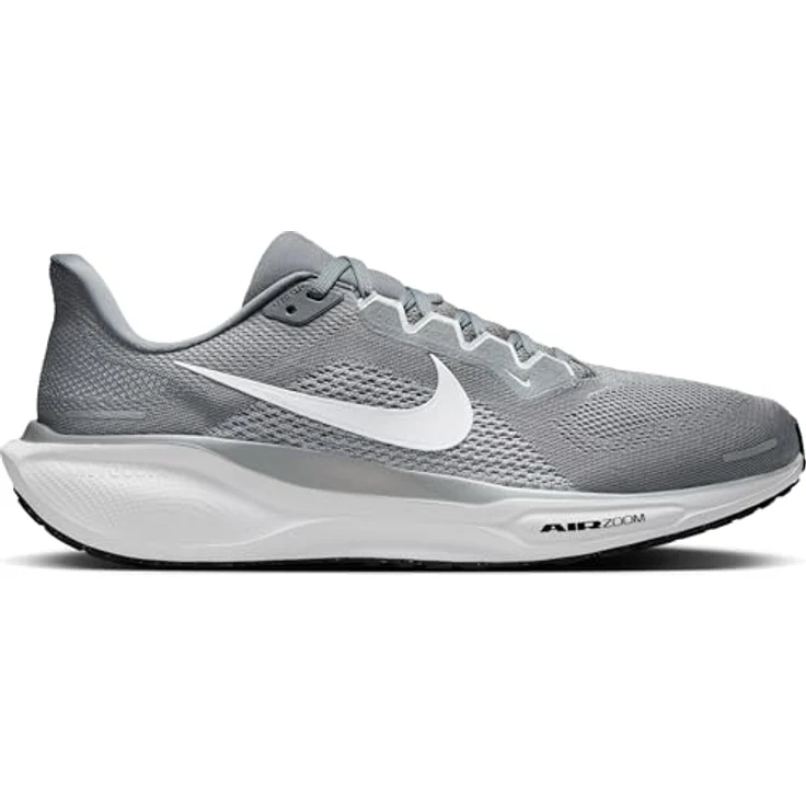 Nike Pegasus 41, Herren Laufschuhe mit reaktionsfreudiger Dämpfung und atmungsaktiven Materialien, Grau, Größe 44.5 – Bild 6