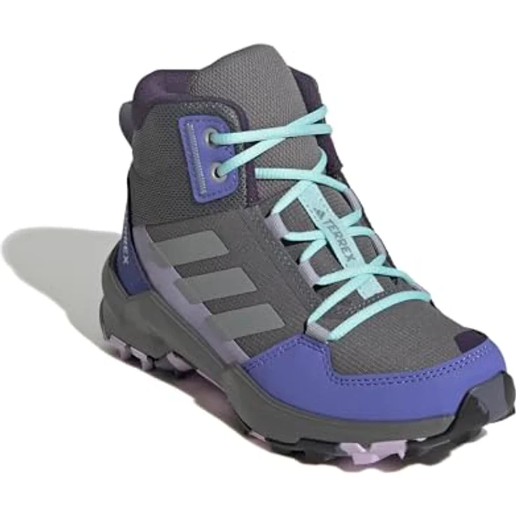 adidas TERREX TERREX AX4R MID, Wanderschuh für Kinder mit dämpfender Zwischensohle und griffiger Traxion Außensohle, Schwarz – Bild 3